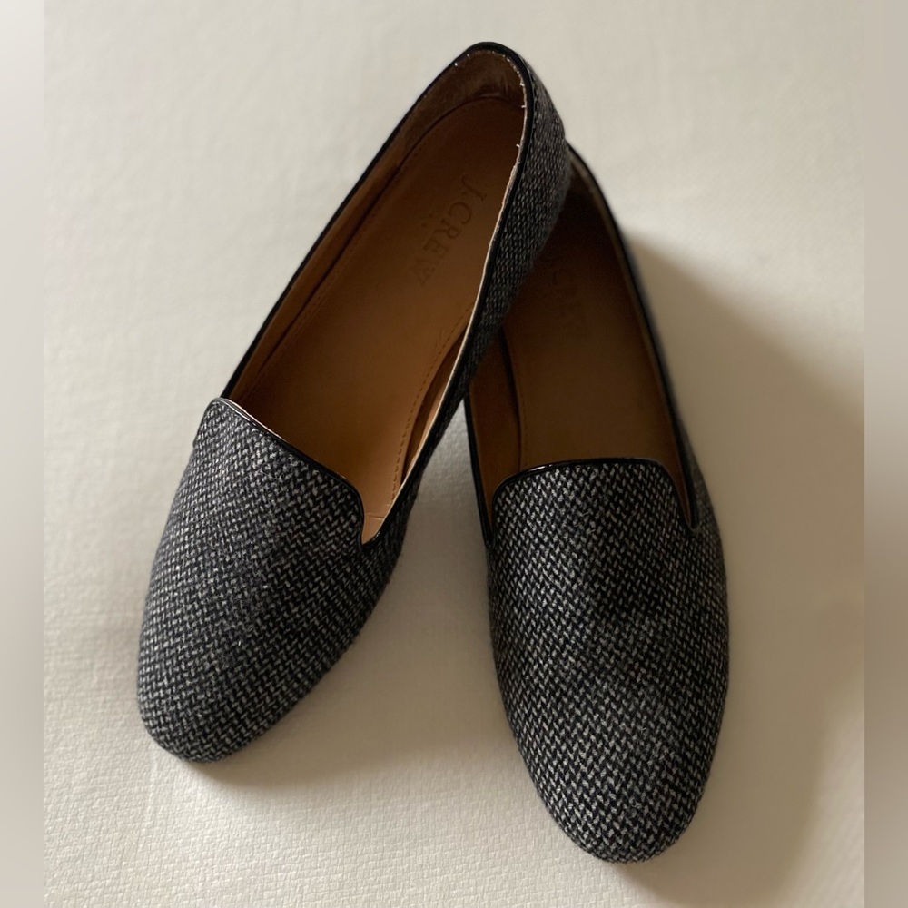 J. Crew Tweed Loafers